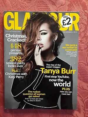 GLAMOUR Magazine Dec 2015. Katy Perry. Tanya Burr • £5.20