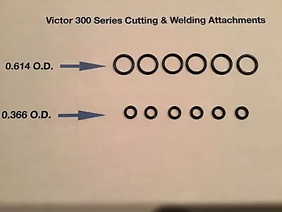 6 Sets Of Victor Cutting Torch & Welding Tip O-rings Journeyman Set 300 Handle • $12.95