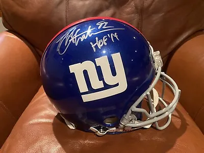 Michael Strahan Auto Full Size Authentic Giants Helmet Signed In Person 100% • $599.99
