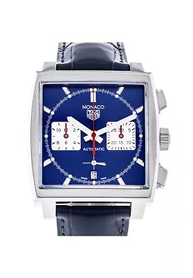 TAG HEUER Monaco Caliber Heuer 02 Steve McQueen Watch 39 X 39 Mm CBL2111FC.... • £5055.71