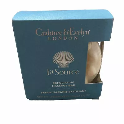 Crabtree & Evelyn La Source Exfoliating Massage Bar Soap 4.9 Oz NIB • £24.10