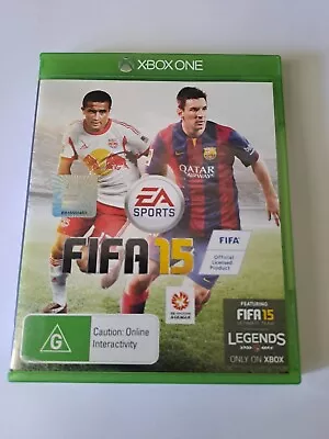 XBOX ONE - GAME - FIFA 15 - 2014 - Disc + Booklet - VGC+ Nr Mint Disc • $7.49