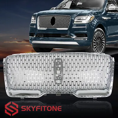 Fits 2018-2021 Lincoln Navigator Front Upper Grille Assembly Chrome Factory • $459.99
