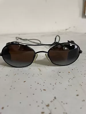 Vintage Black Cebe 2000 Glacier ￼Side Shields Mountaineering Sunglasses France ￼ • $175