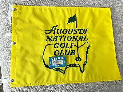 1985 Masters Golf Badge~tv & Radio~extremely Rare Ticket~b Langer Wins~angc~pga • $119.95