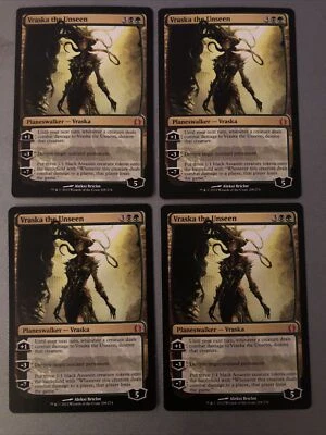 $5.75 • Buy Vraska The Unseen X4 Return To Ravnica Light Shuffle Condition See Pics