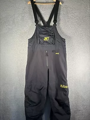 Klim Bibs Snow Pants Snowmobile GORE TEX XCR Kneepads Sled Ski Outdoor Mens XL • $99.99