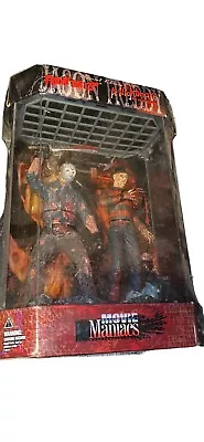 McFarlane Toys Movie Maniacs Friday The 13th Jason Voorhees VS Freddy Krueger • $100