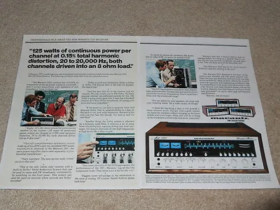 Marantz 2325 Receiver Ad 2 Pages 1975 Articles Specs Info Vintage Monster • $9.99