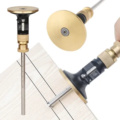 Wheel Marking Gauge Woodworking Marking Scriber Solid Metal Bar Wood Scribe T FB • $8.67