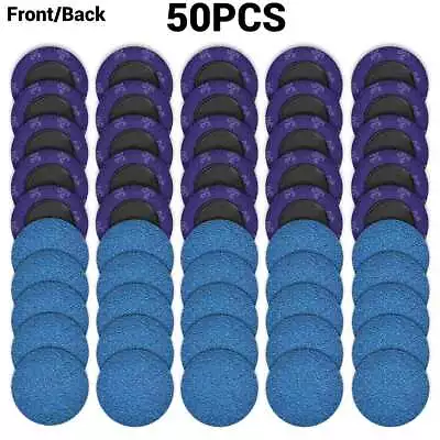 50X 2 Inch 36 60 80 Grit Zirconia Roll Lock Sanding Grinding Disc Die Grinder KD • $14.99