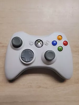 Microsoft Xbox 360 White Wireless Controller Authentic OEM Works • $25