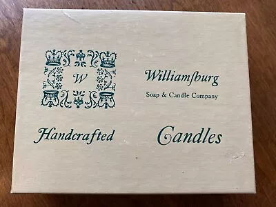 Vintage Williamsburg Soap & Candle Co Handcrafted Candles 6  • $10.99