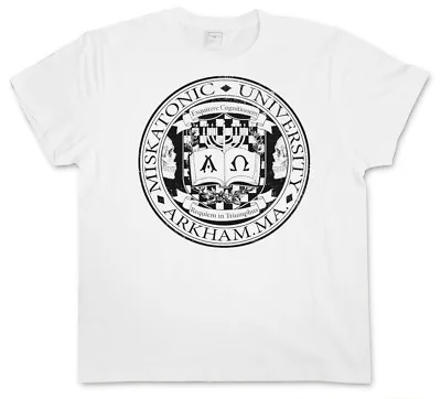 MISKATONIC UNIVERSITY I VINTAGE T-SHIRT - Arkham Lovecraft HP Sign Cthulhu Call • $24.95