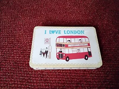  Empty Tin - Red London Bus .20 X 13 Cm . • £5.50