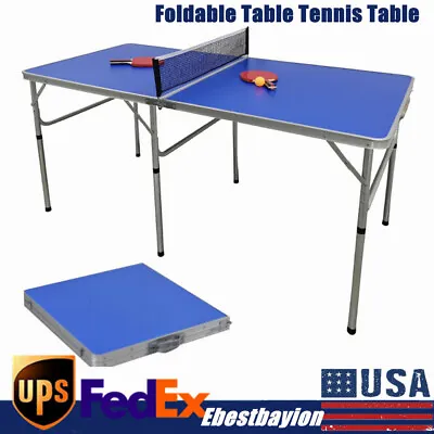 Tischtennisplatte Mini Tischtennis Platte Tischtennistisch Klappbar 152x76x76cm • $79.80