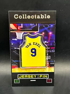 Los Angeles Lakers Nick Van Exel  Jersey Lapel Pin-Retro SHOWTIME Collectable • $11.50