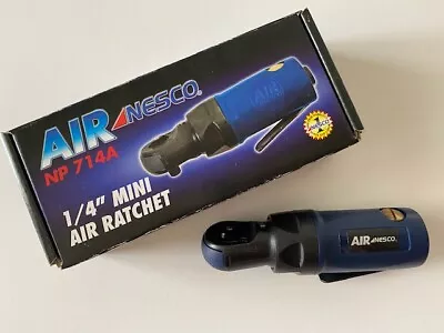 Air Nesco® 1/4” Mini Air Ratchet With No Spread Head  NP 714A • $45