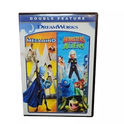 Megamind / Monsters Vs. Aliens Double Feature DVD ● SCRATCH FREE DVD'S ● 2 Disc • $1.49