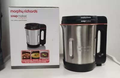 £26 • Buy Morphy Richards Compact Soup Maker Blender Stainless Steel 1L Never Used