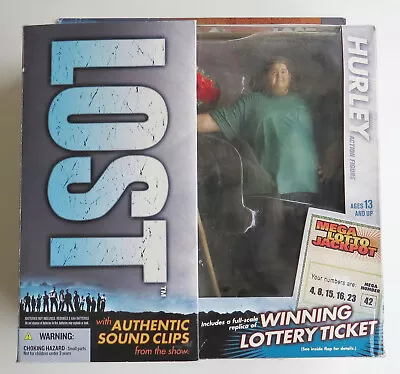 BOX McFarlane LOST TV Show Season 1 HURLEY Hugo Reyes Action Figure SOUNDS WORK • $30