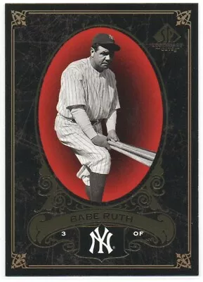 Babe Ruth 2007 SP Legendary Cuts #54  New York Yankees  Hall Of Fame • $2.99