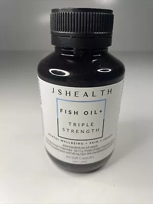 JS Health Fish Oil + Triple Strength 60 Capsules Expiry 11/23 • $21
