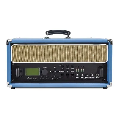 Sound Town Vintage 4U Amp Rack Case 12.5  Depth Beau Blue (STVRC-4BL) • $152.99