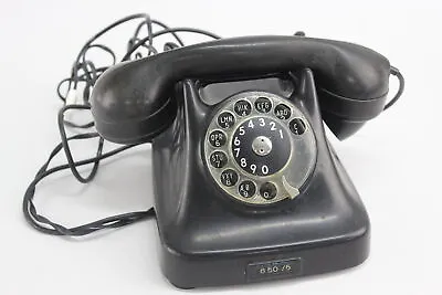 £3.20 • Buy Vintage Rotary Black Bakelite Swiss Telephone