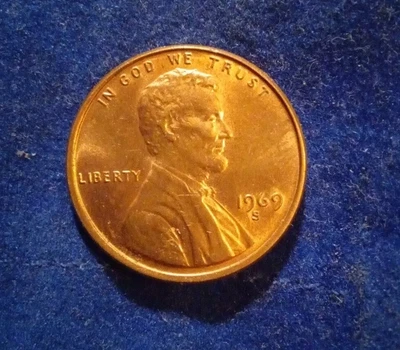 $148.88 • Buy 1969s Lincoln,US Penny-floating Roof-Faint FG Rare Error Coin Hint Of Double Die