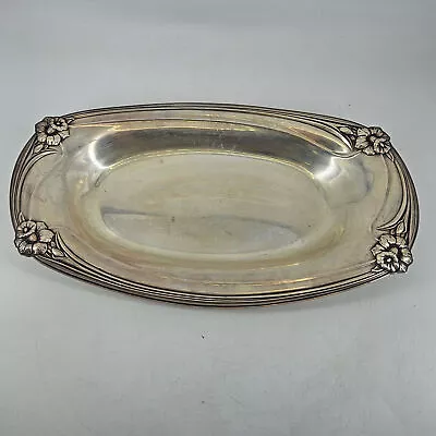 Daffodil Silverplate Bread Tray 1847 Rogers Bros Vintage 9919 IS International • $38