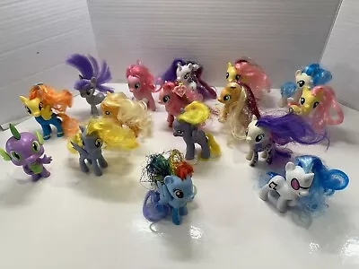 My Little Pony 2016 Lot Of 16-Brushable Tinsel Hair Ponies 3 -  Spike The Dragon • $29.99