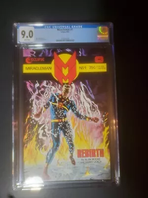 Miracleman #1 Eclipse Comics - CGC 9.0 - White Pages • $40