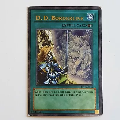 $5 • Buy Yugioh Card D. D. Borderline Gold Foil Name K00362