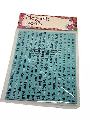 Magnetic Words 159 Pieces Blue • $5.99