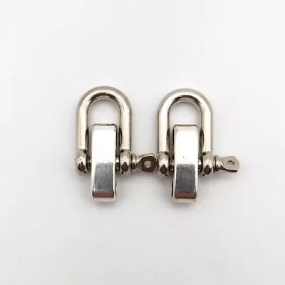 2pcs High Quality Alloy Adjustable Small U Shape Anchor Shackle Buckle Outdoor • $10.43