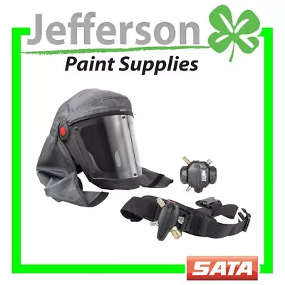 SATA Air Vision 5000 Complete Air Fed Mask With Waist Belt & Carbon Regulator • $2591.06