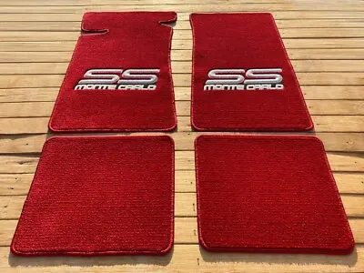 Fit For Chevrolet Monte Carlo SS Floor Mats Mat Carpet Red Set Of4 Fit;1982-88 • $149.99