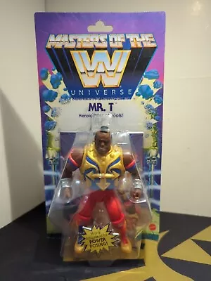 Mattel Masters Of The WWE Universe MOTU Mr. T Action Figure Retro Vintage Style • $44.99
