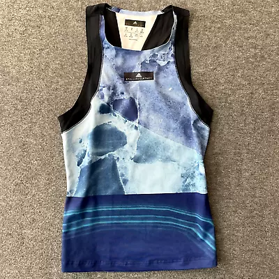 ADIDAS By Stella McCartney Run Stone High Neck Printed Performance Tank Women M • $29.99