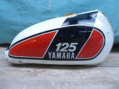 1975 Yamaha MX125 Enduro Original Gas Fuel Tank AHRMA Cool!! PL1071-T7+ • $114.69