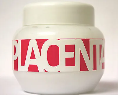 KALLOS KJMN PROFESSIONAL HAIR MASK - PLACENTA MASK WITH VEGETABLE EXTRACT 275 Ml • £7.90