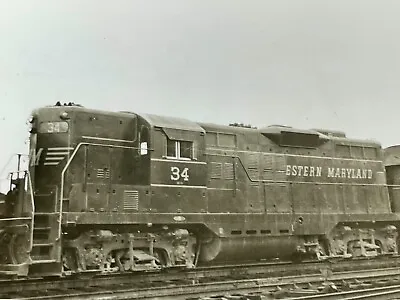 DI) Artistic Photograph Western Maryland Railroad Train Engine 34 1957 EM-DH • $14.50