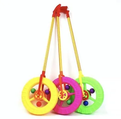 £6.99 • Buy Super Wheel Push Along Toy For Kids. Push And Pull Along Hand Wheel Toy For Kids