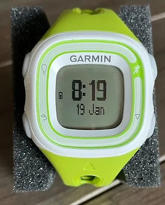 Garmin Forerunner 10 GPS Sport Running Watch With Virtual Pacer- White/Green • $19.99
