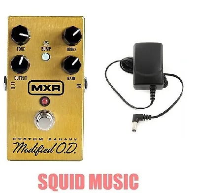 MXR Custom Badass Modified  O.D. M-77 ( FREE ADAPTER ) Overdrive Distortion M77 • $119.99