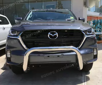 New Mazda Bt50 My21 *heavier Wall Loop Nudge Bar Stainless Steel *aus Made Bkts • $486