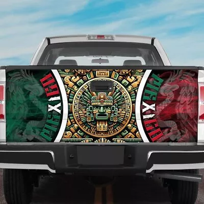 Warrior Aztec Pattern Wrap Maya Truck Tailgate Wrap Decal Sticker Vinyl American • $44.99