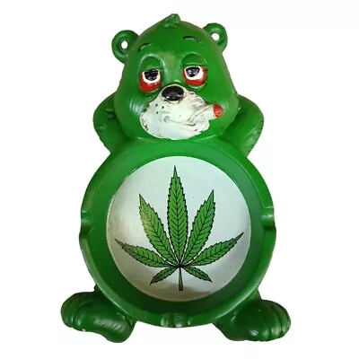 Ashtray Wise Skies No Care Bear Green Smoking Ashtray Car Home Garden Portable • £11.99