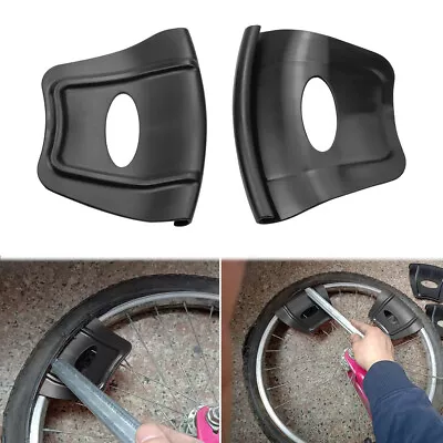 1 Pair Rim Protectors Black Wheel Tire Rim Guards For Motorcycle Bicycle Tire • $9.18